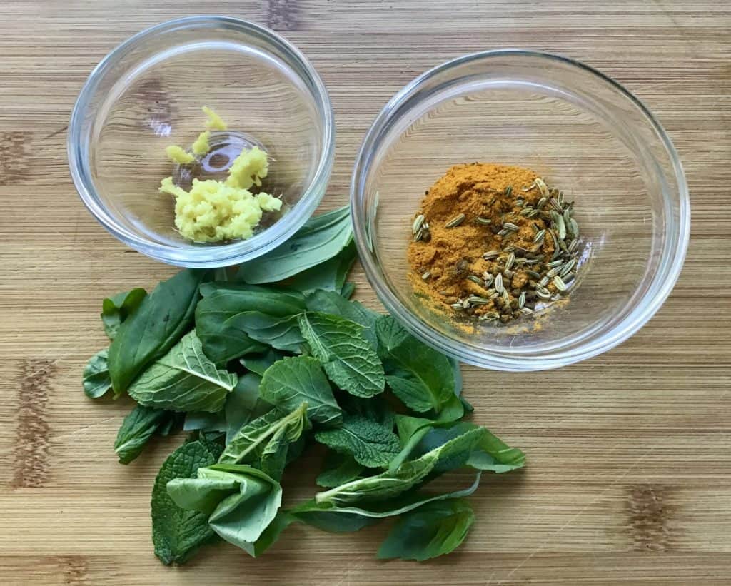 ingrediënten kruidenthee